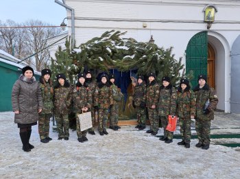 Посещение Митрофановской церкви кадетами 7В класса