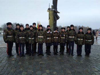 Участие в городском митинге 