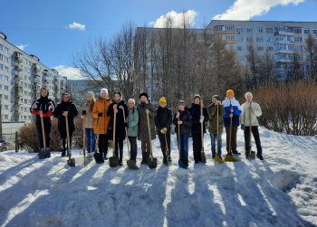 Трудовой десант 6В, 7К и 7М классов