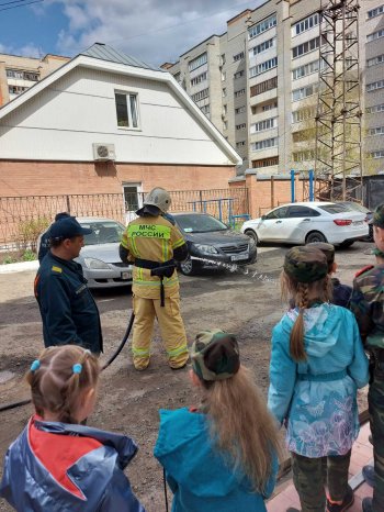 Экскурсия в пожарную часть Первомайского района